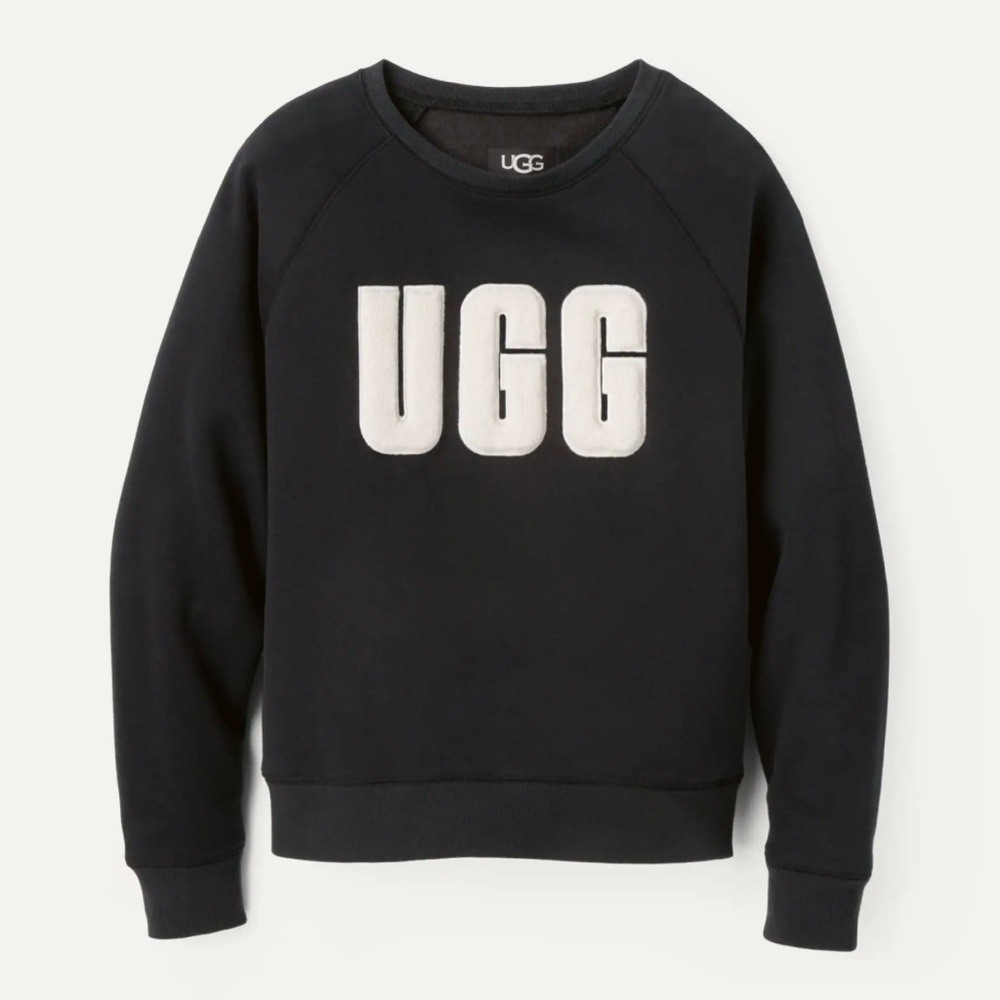 UGG Black and White Logo Sweatshirt